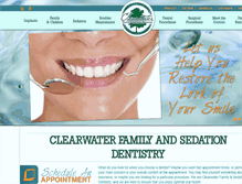 Tablet Screenshot of clearwaterfamilysmiles.com